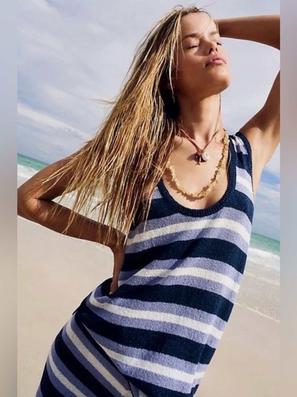 FREE PEOPLE BEACH VISTA SWEATER TOP MEDIUM EXCELLENT CONDITION